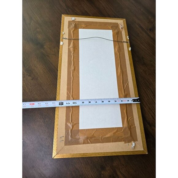 Framed "Kappa Man" Poem Art With Gold Ornate Frame  11x24 Inches - Picture 11 of 11